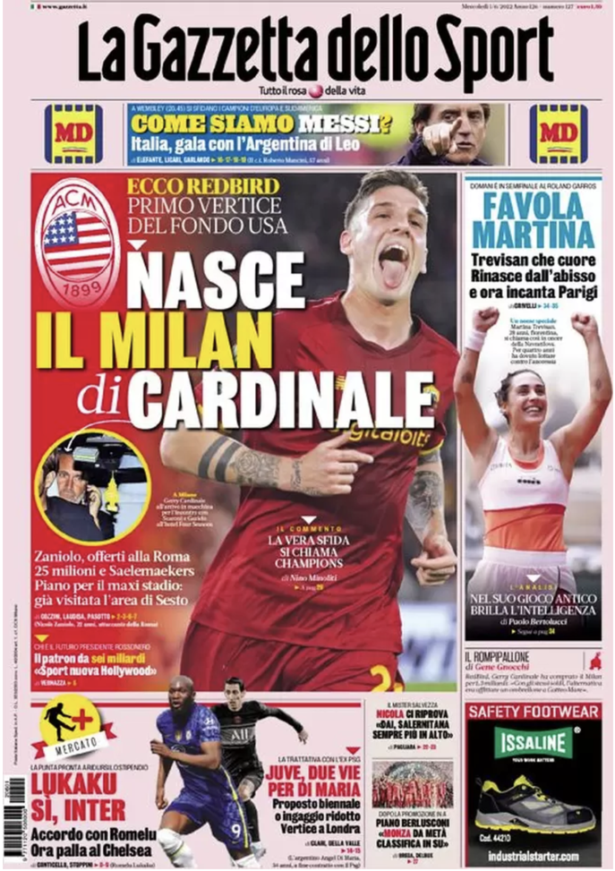 prima pagina