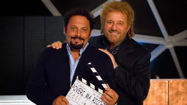 De Sica e Brignano in "Poveri ma Ricchi"