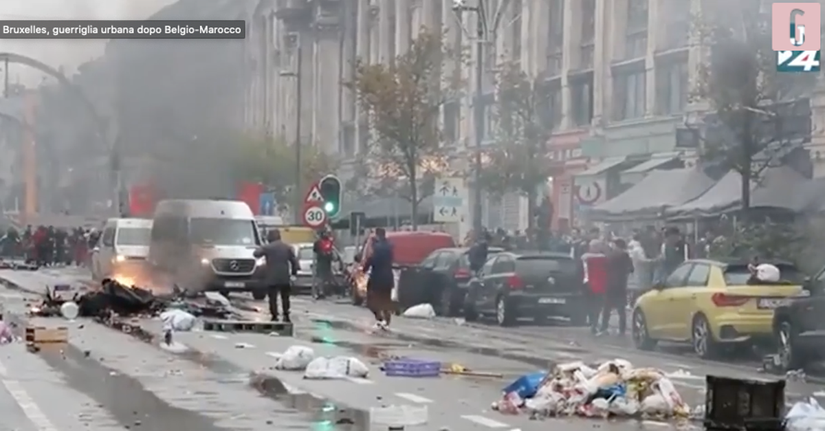 Bruxelles scontri 