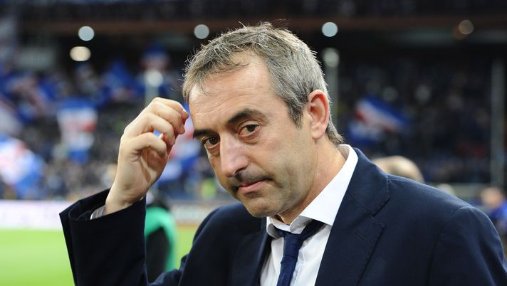 GENOA, GE - APRIL 18: Marco Giampaolo head coach of Sampdoria during the serie A match between UC Sampdoria and Bologna FC at Stadio Luigi Ferraris on April 18, 2018 in Genoa, Italy. (Photo by Paolo Rattini/Getty Images) GENOA, GE - APRIL 18: Marco Giampaolo head coach of Sampdoria during the serie A match between UC Sampdoria and Bologna FC at Stadio Luigi Ferraris on April 18, 2018 in Genoa, Italy. (Photo by Paolo Rattini/Getty Images)