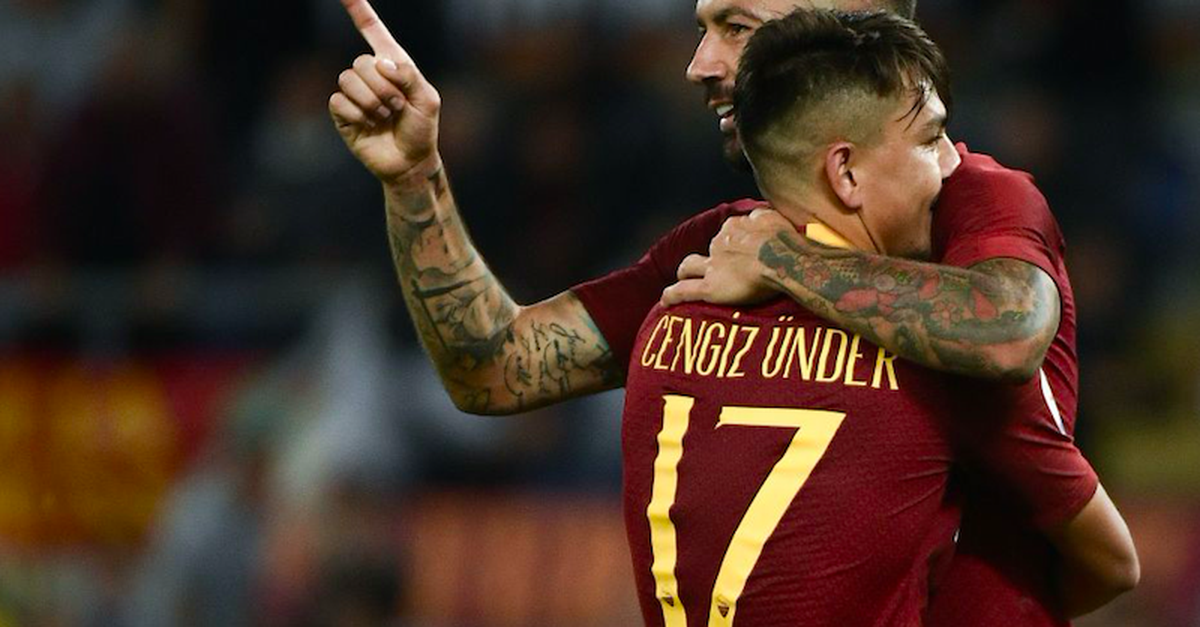 Maillot AS Roma Zaniolo 2018/19 Version Stadion, Nike, Taille M, Neuf Sans étiquette