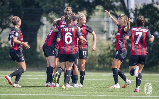 Un'esultanza del Milan Femminile (credits: acmilan.com) Un'esultanza del Milan Femminile (credits: acmilan.com)
