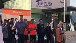 VIDEO / Football Champions Tour, Figo gioca a Teqball con Alberto di Monaco