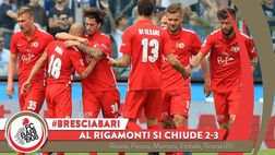 Puscas segna la rete del 2-0 e il suo Bari continua la corsa play-off
