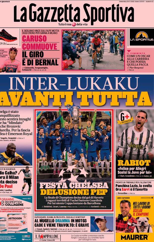 BUONGIORNO CITTACELESTE – LE PRIME PAGINE DEI PRINCIPALI QUOTIDIANI SPORTIVI – GUARDA 