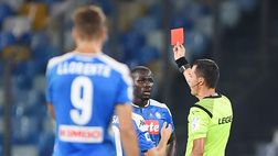 Serie A, gli squalificati per la sesta giornata. Due turni a Koulibaly