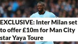 Inter, follie per Touré: via in 4 per comprarlo, al City 14 mln. A lui futuro da…