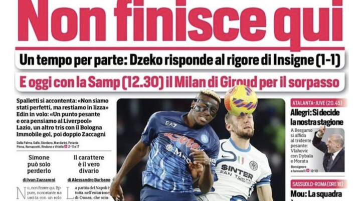 IL NAPOLI SUI MEDIA – Le prime pagine dei giornali di oggi 13 FEBBRAIO 2022 IL NAPOLI SUI MEDIA – Le prime pagine dei giornali di oggi 13 FEBBRAIO 2022 - immagine 1