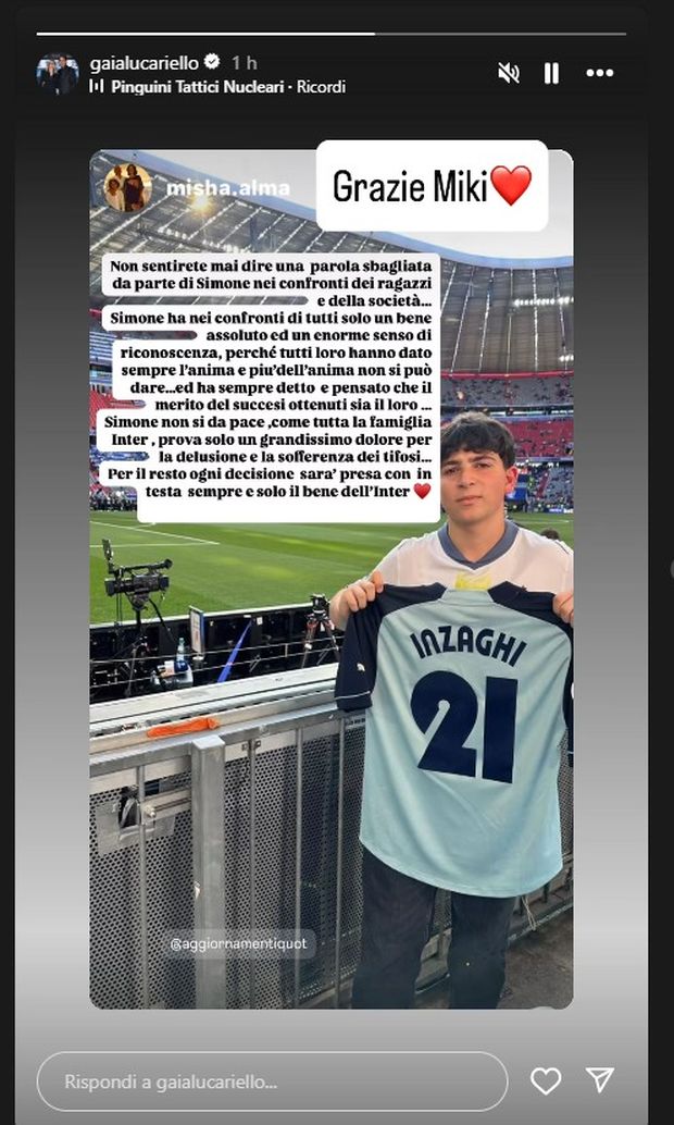 “Inzaghi non si dà pace, grandissimo dolore”. La moglie del mister riposta queste parole- immagine 3