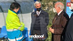 FOTO Palermo-Marineo, primo test del Baldini 2.0: il presidente Mirri con i rosanero