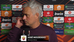 VIDEO Roma, Mourinho: “Volevo dare una gioia ai tifosi”. Poi la battuta sull’Inter