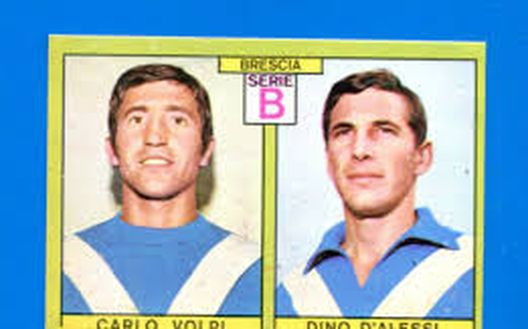 Figurine Panini: sia Carlo Volpi che Sergio Volpi hanno giocato nel Brescia Figurine Panini: sia Carlo Volpi che Sergio Volpi hanno giocato nel Brescia