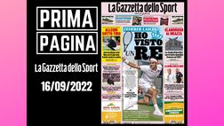 Prima pagina Gazzetta dello Sport: “Ho visto un re” | News