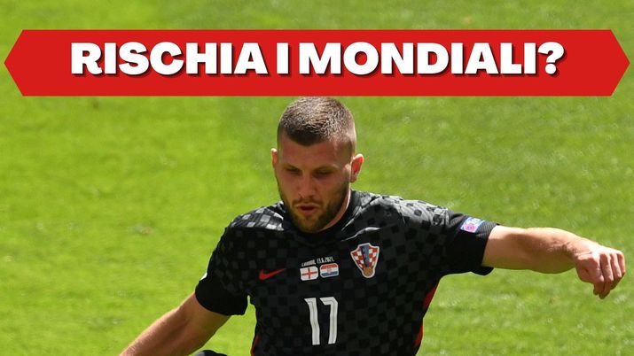 Ante Rebic (attaccante AC Milan) qui con la maglia della Croazia agli Europei 2021 | Milan News (Getty Images) 