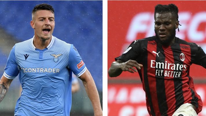 Sergej Milinkovic-Savic (centrocampista Lazio) e Franck Kessié (centrocampista AC Milan) | Serie A News (Getty Images) Sergej Milinkovic-Savic (centrocampista Lazio) e Franck Kessié (centrocampista AC Milan) | Serie A News (Getty Images)