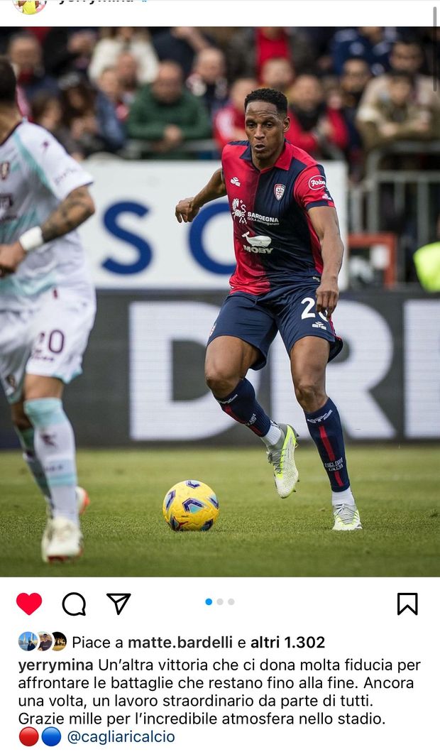 Continua la storia d’amore tra Mina e il Cagliari: “Grazie per la fiducia!”- immagine 2