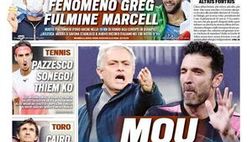 Prima Pagina, Tuttosport: “Mou, tenta Buffon! Conte-Lautaro: pace e risate ad Appiano”