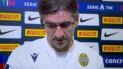 Verona, Juric: “Inter forte, più tosta della Juve. L’1-1? Non voglio far polemica, però…”