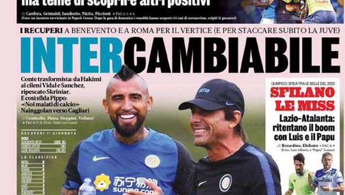 GAZZETTA DELLO SPORT &#8211; La prima pagina di oggi, 30 settembre 2020 