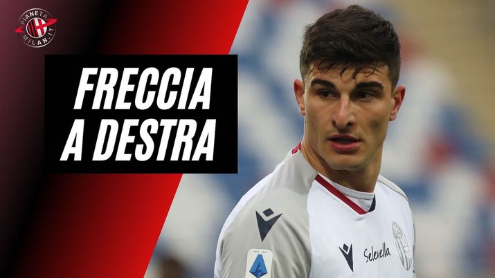 Riccardo Orsolini (attaccante Bologna), obiettivo di calciomercato del Milan | AC Milan News (Getty Images) 