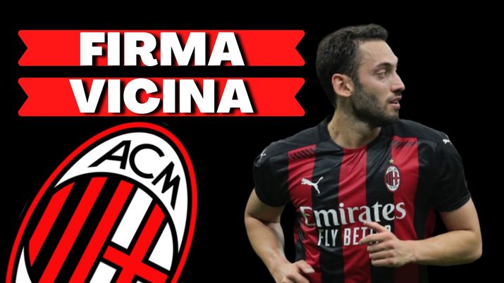 Hakan Calhanoglu, (centrocampista AC Milan), rinnovo vicino (credits: GETTY images) | Calciomercato Milan News 