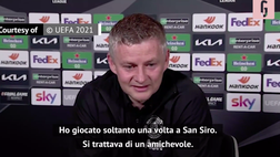 VIDEO Milan-Manchester United, Solskjaer: “San Siro è stupendo, dovremo giocare al massimo”