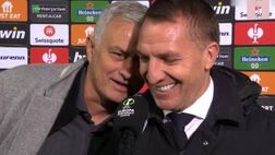 Mourinho, siparietto con Rodgers: “Mi ha regalato il miglior vino” | VIDEO