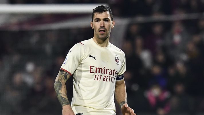 Alessio Romagnoli AC Milan Salernitana-Milan 2-2 Serie A 2021-2022