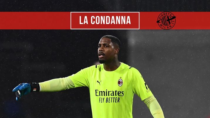 Mike Maignan Cagliari-Milan 0-1 Serie A 2021-2022