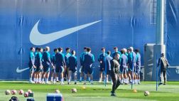 GALLERY Il Barcellona prepara il match col Napoli: le foto dell’allenamento