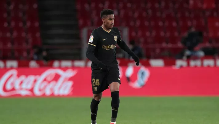 Junior Firpo, terzino sinistro del Barcellona (Getty Images)