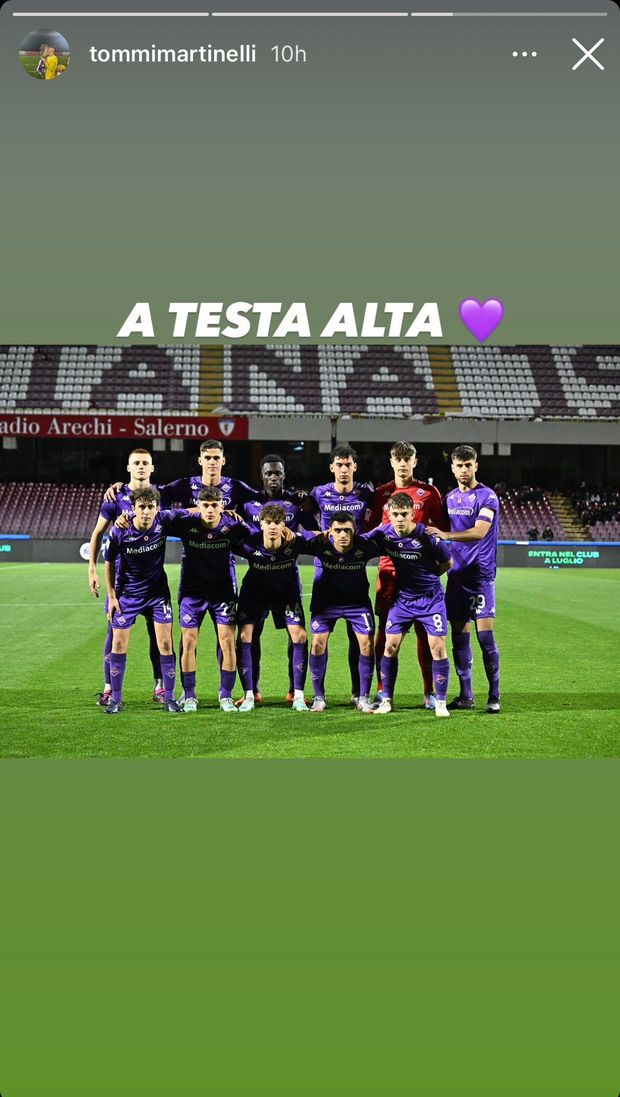 FOTO – Il messaggio di Martinelli dopo la finale: “A testa alta”- immagine 2