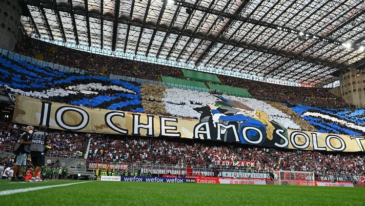 Curva Nord Inter derby Milan-Inter 3-2 Serie A 2022-2023
