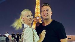 La fidanzata di Maxi Lopez a Parigi (per la crisi di Wanda) lancia un sondaggio sospetto