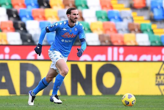 UDINE, ITALY - JANUARY 10: Fabian Ruiz of SSC Napoli in action during the Serie A match between Udinese Calcio and SSC Napoli at Dacia Arena on January 10, 2021 in Udine, Italy. (Photo by Alessandro Sabattini/Getty Images) UDINE, ITALY - JANUARY 10: Fabian Ruiz of SSC Napoli in action during the Serie A match between Udinese Calcio and SSC Napoli at Dacia Arena on January 10, 2021 in Udine, Italy. (Photo by Alessandro Sabattini/Getty Images)