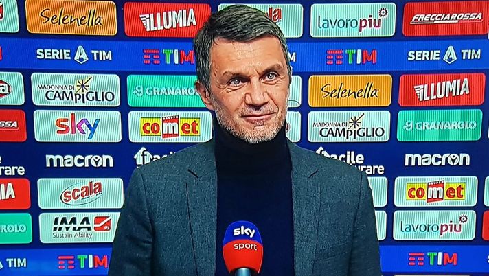 Paolo Maldini a Sky Sport Paolo Maldini a Sky Sport