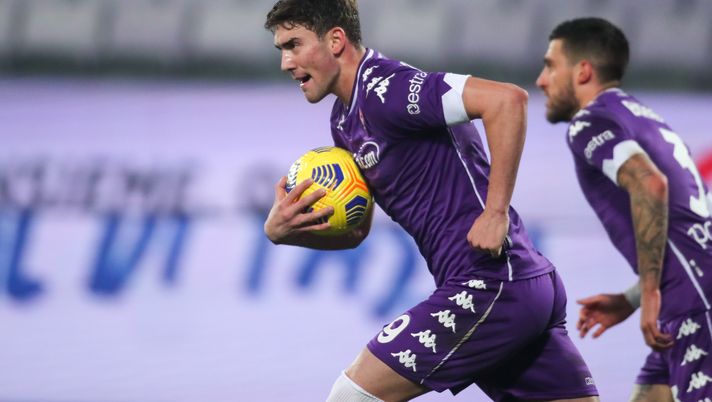 GERMOGLI PH: 16 DICEMBRE 2020 FIRENZE STADIO ARTEMIO FRANCHI SERIE A FIORENTINA VS SASSUOLO NELLA FOTO GOL VLAHOVIC ESULTANZA GERMOGLI PH: 16 DICEMBRE 2020 FIRENZE STADIO ARTEMIO FRANCHI SERIE A FIORENTINA VS SASSUOLO NELLA FOTO GOL VLAHOVIC ESULTANZA