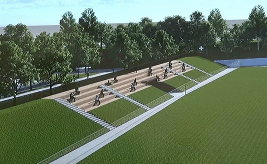 Il rendering del progetto Il vecchio Stadio Appiani cambierà fisionomia, partono i lavori- immagine 2