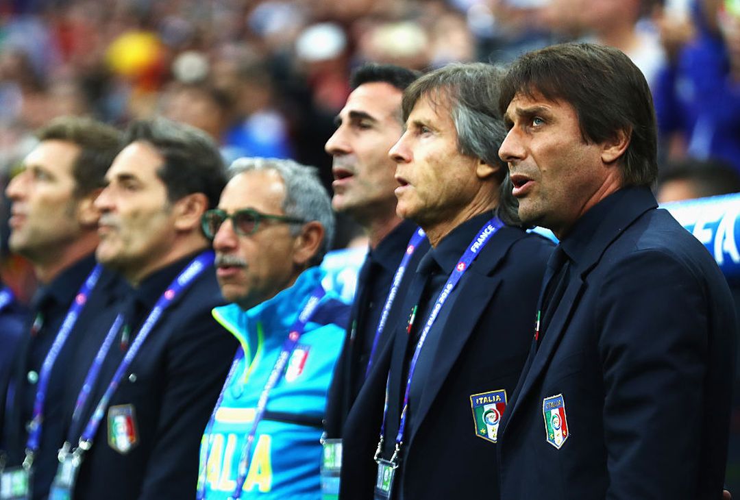  during the UEFA EURO 2016 Group E match between Belgium and Italy at Stade des Lumieres on June 13, 2016 in Lyon, France. 