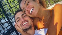 Jessica Aidi e Verratti, che sorrisi. Da lei dedica speciale: “Amore della mia vita”