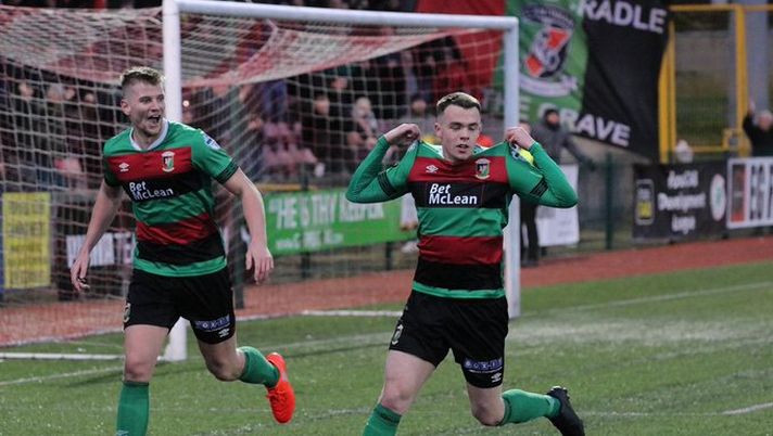 Derby di Belfast: Cliftonville-Glentoran 0-2 Derby di Belfast: Cliftonville-Glentoran 0-2
