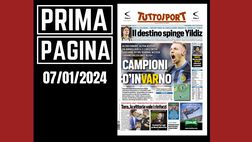 Prima pagina Tuttosport: “Inter campioni di inVARno”