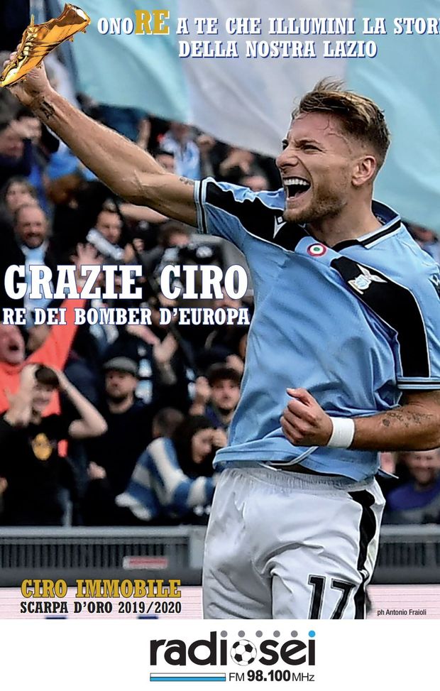 RadioSei e la splendida dedica a Ciro Immobile / FOTO Cittaceleste.it