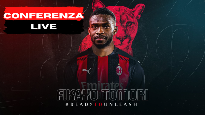 Fikayo Tomori, neo difensore del Milan, si presenta in conferenza stampa 