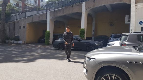 Milinkovic arriva alla clinica biancoceleste Milinkovic arriva alla clinica biancoceleste