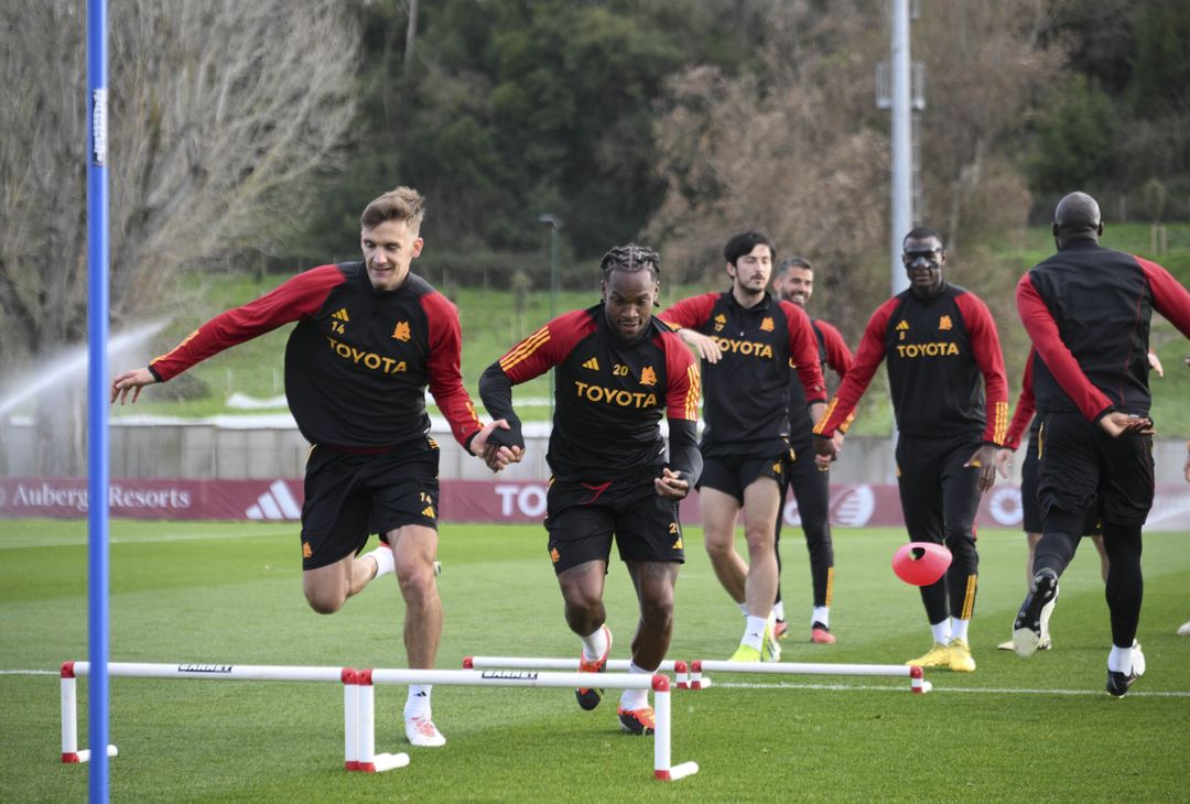 Roma, la rifinitura alla vigilia del Brighton – FOTOGALLERY - immagine 7