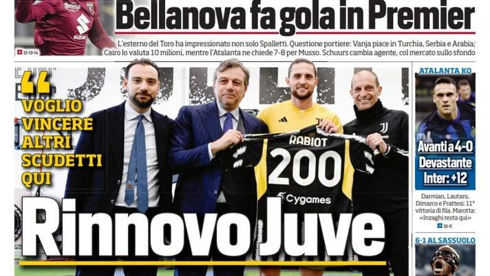 EDICOLA TS – Avanti a 4-0, devastante Inter: +12. Marotta: “Inzaghi resta qui” - immagine 1