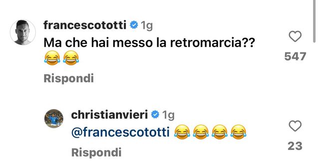 Vieri va a sciare, la reazione di Totti: “Ma hai messo la retromarcia?”- immagine 2
