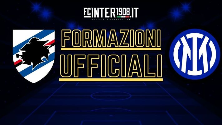 Sampdoria-Inter, formazioni ufficiali: titolari Lukaku e Gosens, out Bastoni - immagine 1