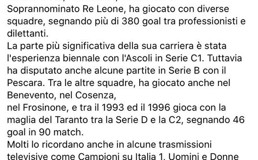 Mesagne, Aruta torna in campo Mesagne, Aruta torna in campo